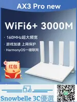 SNOWBELLE優選 華為AX3PRO路由器家用高速千兆全屋無線WIFI6+覆蓋雙頻穿墻王正品