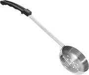SOLUSTRE Portion Control Slotted Serving Ladle Stainless Steel Cooking Spoon with Long Handle for Sauces Soups and Pizza Easy to Clean Kitchen Essential