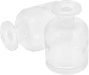 2pcs Glass Essential Oil Diffuser Bottles Sturdy Aromatherapy Containers for Household Perfume Scents for Home and Office Space Saving Design Long Lasting Fragrance