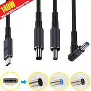 USB Type C Charger Power 140W Supply Adapter charging Cable For Laptop 1.8m