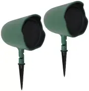 Pair JBL GSF6-GN 6.5" Landscape Ground Stake / Wall Mount 70v Commercial Speaker