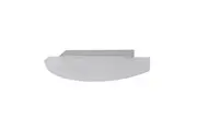 SYDNEY Wall Light Interior Surface Mounted 6W Curved Satin Nickel 3000K with Frosted Diffuser 460LM