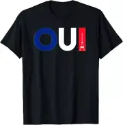 NEW LIMITED French Word Oui Meaning Yes Funny French Gift T-Shirt