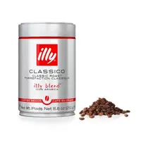 在飛比找momo購物網優惠-【illy】義大利經典咖啡豆/咖啡粉250g(多款任選1)