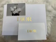 Large Dior Storage Box Pebbled White With Gold Logo 12.5”x9”x4.5”