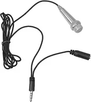 LALADEFIEE Mini Microphone for Singing Portable Tiny Recording Mic for Phone Laptop Fashionable Design for Ktv Karaoke
