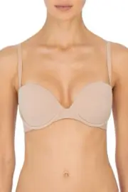 Natori Ultra Sleek Strapless Bra 729229 Dark Beige Cafe Size 36DD
