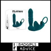 Playboy Pleasure Bring It On 3 Way Male Pleasure Ring Thruster & Vibe 9 Spee Usb
