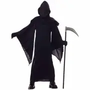 Horror Robe Faceless Grim Reaper Evil Ghost Death Halloween Boys Costume