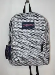 JanSport SuperBreak White Urban Optical Unisex BackPack - JS00T50133G