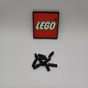 LEGO Technic Pin w/ Friction Ridges Lengthwise w/no Center Slot BLACK (x10) 2780