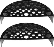 2Pcs Shrimp Breeding Cover,Plastic Shrimp Breeding Cave,Plastic Shrimp Breeding Protector,Reusable Shrimp Breeding Shelter,Decorative Shrimp Breeding Cave (Black)