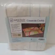 Quilt As You Go Casserole Caddy - June Tailor - 9" x 13" Pan, Preprinted Batting
