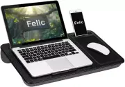 Felic Lap Desk, Portable Laptop Lap Desk with Pillow Cushion, Home Office Lap...