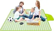 Picnic Blanket - Camping Blankets - Beach Blankets, Waterproof and Sand-Proof Made of Oxford Cloth, Accommodates 4-7 People, Ideal for Travel, Park Visits, Beach Trips and Outdoor Adventures
