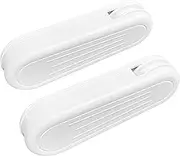 HASAYAKI Curtain Cord Weights, 2-Pack Plastic Pull String Pendants for Vertical Blind and Drapes - White