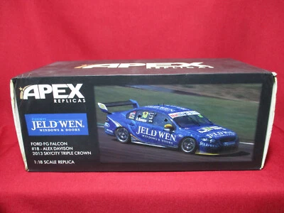 1:18 Scale Apex Ford FG Falcon FPR #18 Alex Davison V8 Supercars 2013 Jeld-Wen