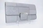 Michael Kors Cynthia Large Patchwork Clutch Bag