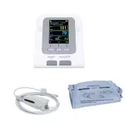 FDA Digital Upper Arm Blood Pressure Oxygen Monitor+Adult BP cuff+SpO2 Probe,USA