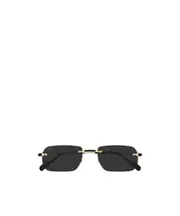 Cartier Rimless Sunglasses 55 Gold-Grey