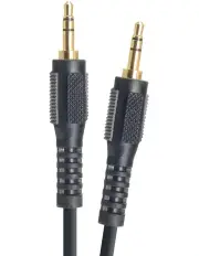 [Moki] Cable 3.5mm-3.5mm Compatible with any 3.5mm Audio Device Black