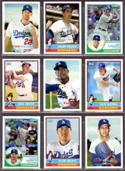 Los Angeles Dodgers 2015 Topps ARCHIVES Team Set Sandy Koufax DUKE Kershaw Plus