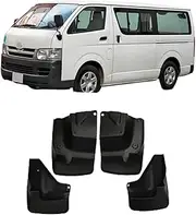 Compatible with Toyota Hiace H200 2005~2019 2008 2016 Auto Wheel Fender Front Rear Mudguard Mud Flaps Guard Flap Anti-Splash Car Accessories