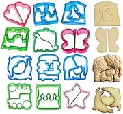 JYDirect 12 Pcs Sandwich Cutters for Kids – Bread Crust Cutters Toast Mold DIY Slicer Maker Kit Create Fun & Healthy Bento Lunch Box School Lunches in Minutes