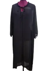 TAKING SHAPE/TS LADIES SHEER LONG LINE TUNIC/OVER TOP - SIZE 18 - NEW WITH TAGS