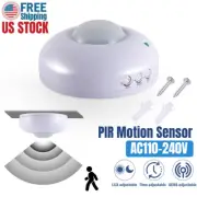 110-240V Infrared PIR Motion Sensor Detector Outdoor Wall Light Switch For LED