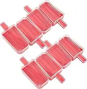 Kisangel 12Pcs Ice Cream Shaped Candy Boxes Transparent Chocolate Holder for Wedding Favors and Celebrations Creative Plastic Storage for Popsicles and Treats