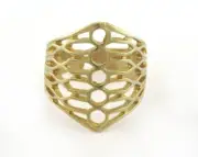 Adjustable Ring 24mm Raw brass (18mm 8US inner size) 3292