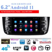 6.2''Android 11 Car Stereo Radio GPS For Fiat Punto Grande Punto Linea 2012-2015