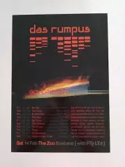 Das Rumpus - 2004 Debut EP Launch Tour - Original Promo Poster