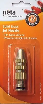 Jet Nozzle Neta Solid Brass fits 12mm click-on