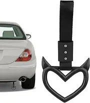 Heart Shaped Car Handle Straps - Attractive Hand Strap Drift Car | Heart Door Straps, Decorative Warning Loop Bumper, Easy to Install Handle Straps Drift Charm, Exterior Decoration