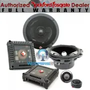 ROCKFORD FOSGATE T2652-S POWER 6.5" 100W RMS CAR COMPONENT SPEAKERS TWEETERS NEW