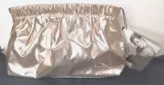 Donna Karan Makeup Travel Case Champagne Gold Metallic NEW w TAG - BAG ONLY!!