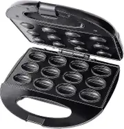 12 Electric Walnut Waffle Maker, Multi-functional Homemade Fruit Drying Machine, Pine Nut Maker, Small Walnut Machine, Peanut, Hazelnut (black)-yvan