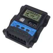 12V 24V PWM Solar Charge Controller LCD Display Double USB Output Stable HG