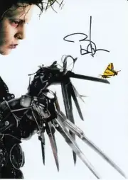 Johnny Depp Edward Scissorhands SIGNED PHOTO PRINT 6X4 POSTER AUTOGRAPH