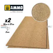 AMM8836 AMMO by Mig - Create Cork Fine Grain 2mm (2 sheets)