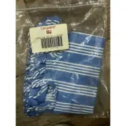 Longaberger Cake Basket Liner Sky Light Blue Stripe NEW Fabric