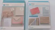 2 NEW Martha Stewart Card Making Kits Gold Foil Birthday Christmas Chanukah