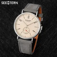 在飛比找蝦皮購物優惠-Sugess 商務男士手錶自動 ST1701 機芯機械手錶藍