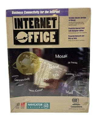 Internet Office Navigator Edition 4.0 for Windows 90s Vintage Software 3.5" Disk