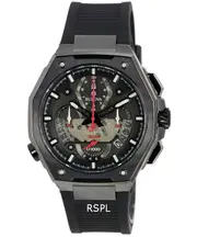 Bulova Precisionist X Chronograph Black Dial Quartz Diver 98B358 300M Mens Watch