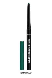 NEW Avon Glimmerstick Retractable Diamonds Eyeliner - EMERALD GLOW 0.35 g