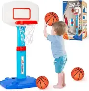Canasta De Basquetbol Basketball Para Niã±os Con Bola Incluida Inflador Calidad