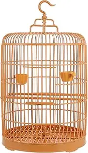 VANZACK Bird Cages Bird Cage for Outside Yellow Plastic Canary Cage Small Birds